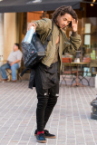 *EXCLUSIVE* Jaden Smith turns on the drama for the paps!