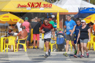 Rio de Janeiro: Nicolas Sarkozy joggt mit Bodyguard an der Copacabana