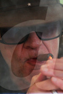 Udo Lindenberg an einer Pressekonferenz in Hamburg