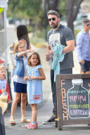 Ben Affleck is on daddy duty at Farmers Market