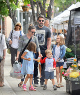 Ben Affleck is on daddy duty at Farmers Market