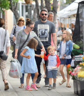 Ben Affleck is on daddy duty at Farmers Market