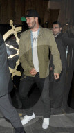 David Beckham verlässt das Restaurant in Manchester