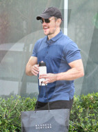 Matt Damon gut gelaunt in Beverly Hills unterwegs
