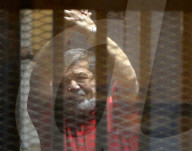 NEWS: Ägypten: Mohammed Morsi während der Verhandlung