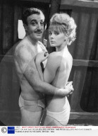 BRITT EKLAND AND PETER SELLERS, BRITAIN - 1965