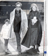 Peter Sellers And His Former Wife Britt Ekland Were Together At Heathrow Airport London To Meet Their Five-year-old-daughter. Victoria Pictured With Her Parents Has Been Living In Sweden With Her Grandmother While Britt Has Been In This Country....ac