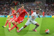 PEOPLE: Fussball: England - Schweiz im Wembley Stadion