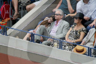 PEOPLE: US Open: Michael Douglas, Catherine Zeta Jone und ihre Tochter im Publikum