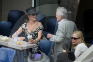 PEOPLE: US Open: Michael Douglas, Catherine Zeta Jone und ihre Tochter im Publikum