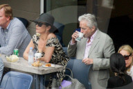 PEOPLE: US Open: Michael Douglas, Catherine Zeta Jone und ihre Tochter im Publikum