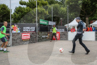 PEOPLE: Colin Farrell am Obdachlosen-Fussballspiel in Amsterdam