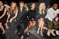 PEOPLE: Spezielle Kombination in der Front Row der Vera Wang Show