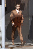 PEOPLE: Ryan Gosling auf dem Set von "La La Land"