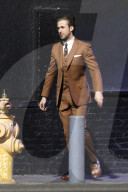 PEOPLE: Ryan Gosling auf dem Set von "La La Land"