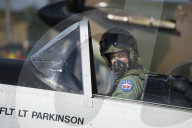 PEOPLE: Pilot Prinz William im Cockpit eines Chipmuk's in Coningsby