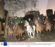 RECLAIM THE STREETS DEMONSTRATION IN SUPPORT OF THE LIVERPOOL DOCKERS, TRAFALGAR SQUARE, LONDON, BRITAIN - 1997