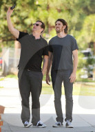 EXKLUSIV: Say CHEESE!: Bob Sarget macht mit einem Freund Selfies