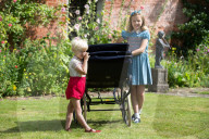 Angela Lynne, owner of the UK's largest collection of classic children's clothes, Norfolk, Britain - 04 Aug 2015