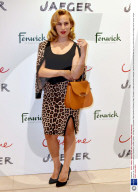 Jasmine for Jaeger launch party at Fenwick's, London, Britain - 09 Sep 2015