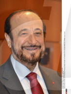 PARIS : Rifaat al-Assad, close up