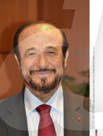 PARIS : Rifaat al-Assad, close up