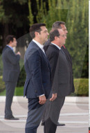 NEWS: Francois Hollande besucht Alexis Tsipras in Athen