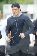 EXKLUSIV: Matt Damon und Frau Luciana joggen gemeinsam durch London