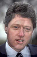 Governor WIlliam Clinton At The White House During National Governors Meeting.
