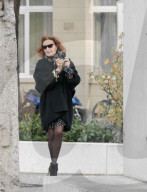 PEOPLE - Diane von Fürstenberg posiert vor dem Axel Springer Verlag in Berlin