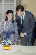 FAMEFLYNET - King Felipe Attends The What Is a King For You Children Contest In Madrid