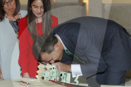 FAMEFLYNET - King Felipe Attends The What Is a King For You Children Contest In Madrid