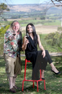 PEOPLE - Conchita Wurst besucht die d'Arenberg Winery in McLaren Vale