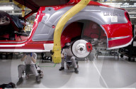 UK Bentley Motors Ltd. workshop in Crewe