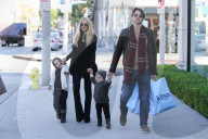 PEOPLE - Rachel Zoe mit ihren 3 'Boys' unterwegs'