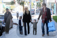 PEOPLE - Rachel Zoe mit ihren 3 'Boys' unterwegs'