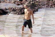 EXKLUSIV - Gabriel Aubry mit Nahla am Beach auf Hawaii