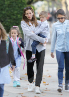 PEOPLE - Jennifer Garner ungeschminkt mit ihren Kindern unterwegs