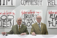 NEWS - Gilbert und George bei der 'Banners' Buchvernissage in London