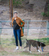 EXKLUSIV - Keine Hemmungen! Kate Upton's Hund lässt sich beim 'grossen Geschäft' ablichten