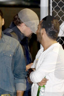 PEOPLE - Leonardo DiCaprio und Lukas Haas nach dem 'The Weeknd' Konzert