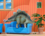 FEATURE - Plastik-Dinos in Szene gesetzt