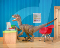 FEATURE - Plastik-Dinos in Szene gesetzt