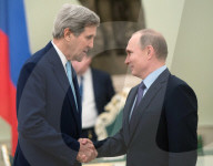 NEWS - Moskau: John Kerry trifft Wladimir Putin