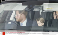 PEOPLE - Harry und George: zwei Prinzen unterwegs zum Christmas Lunch 