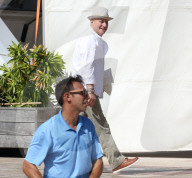 PEOPLE - Ron Perelman mit seiner Yacht auf St. Barth