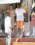 PEOPLE - Russell Simmons auf Shoppingtour auf St. Barth