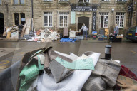 NEWS - England: Aufräumarbeiten nach dem Hochwasser