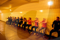 FEATURE - Ungewöhnliches Fitness Training am Abend in Rotterdam