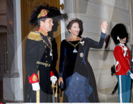 PEOPLE - Die Royals am Neujahrsempfang auf Schloss Amalienborg in Kopenhagen